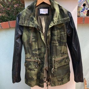 BCBG Camo Utility Jacket